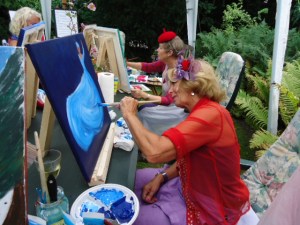 GSL schilderworksjop bij Els 31 augstus 2013 043