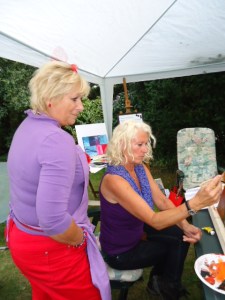 GSL schilderworksjop bij Els 31 augstus 2013 046