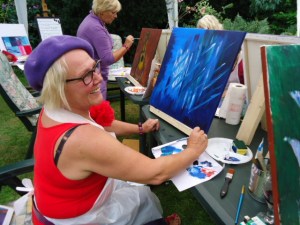 GSL schilderworksjop bij Els 31 augstus 2013 054