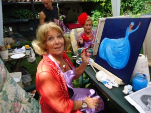 GSL schilderworksjop bij Els 31 augstus 2013 079